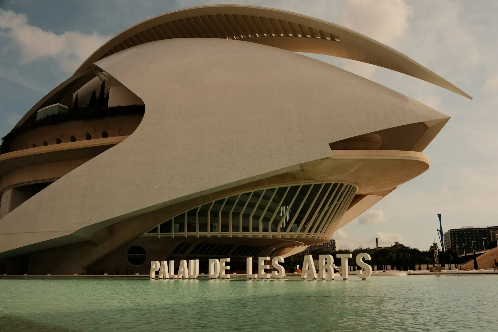 Arquitectura moderna de la Ciutat de les Arts i les Ciències de Valencia